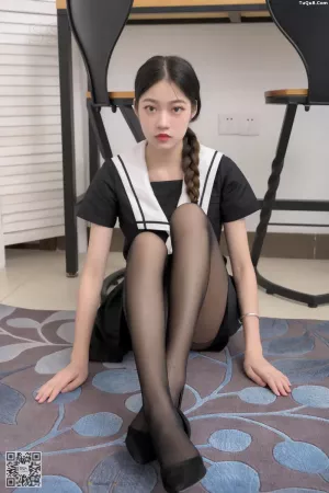 SSA丝社写真 NO.205 小九 黑丝JK制服 主题写真 [156P]