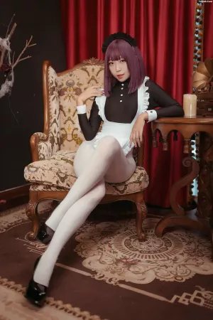 佛系Coser美女Money冷冷-No.031 – 高叉女仆 主题写真 [25P]