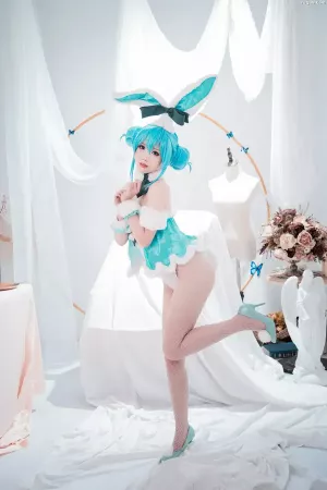 Coser美女面饼仙儿 NO.088 初音兔女郎 主题写真 [17P]