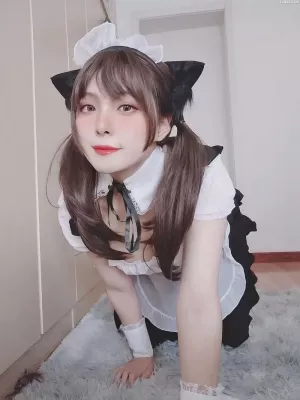 网络美女Natsuko夏夏子-No.046 - 猫耳女仆 主题写真 [45P]