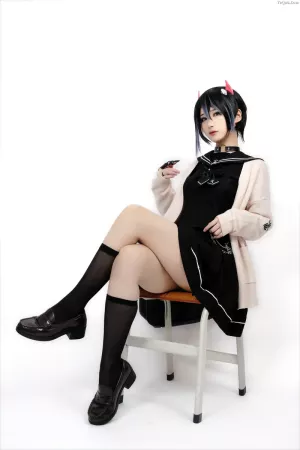 颜值博主_幼愛Youmeko_No.010 – 胡滕JK 主题写真 [41P]