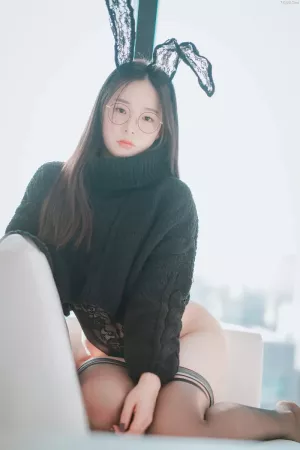 韩国美女模特Pia(피아)-No.043 - [DJAWA] Loose and Tight Black [33P]