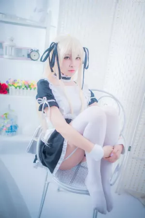 Coser美女_二佐nisa_No.033 – 穹妹女仆 主题写真 [21P]