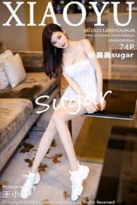 [XiaoYu画语界]Vol.426_女神杨晨晨sugar淡雅白色吊裙配无内肉丝裤袜极致诱惑写真74P