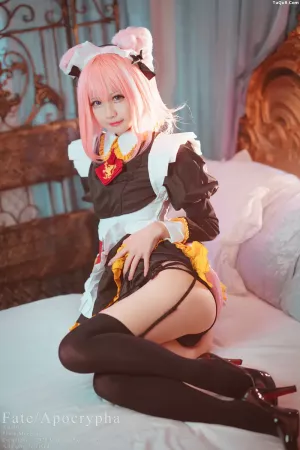 台湾Coser美女_沖田凜花Rinka_No.025 – FateGrand Order – Astolfo Maid [9P]