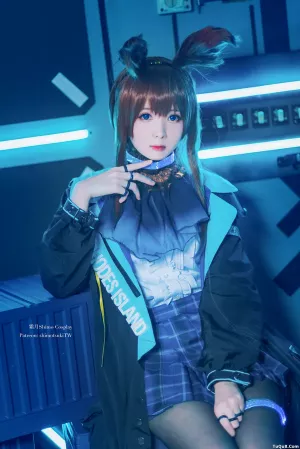 Coser美女_霜月shimo_No.029 – 明日方舟 阿米娅 主题写真 [18P]