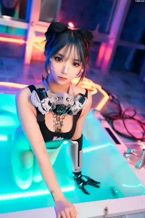 Cores美女钛合金TiTi-No.022 – &莉犬酱 赛博朋克 [119P]