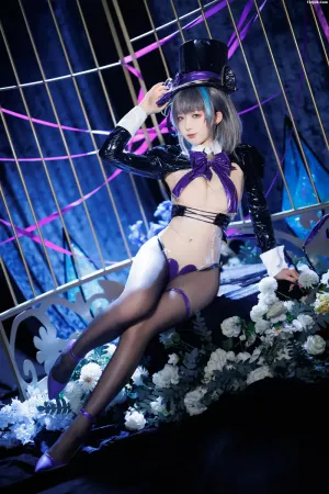 国产Coser美女封疆疆V-No.040 – 柴郡魔术师 主题写真 [50P]
