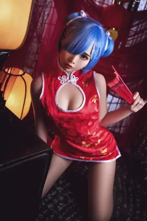 Coser美女面饼仙儿 NO.052 雷姆旗袍 主题写真 [23P]
