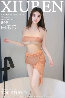 [XiuRen秀人网]No.8770_模特白乐乐浴室场景性感橙色服饰配超薄肉丝秀完美身材诱惑写真89P