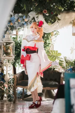 国产动漫博主瓜希酱-No.028 – 碧蓝航线 黎塞留和服 主题写真 [22P]