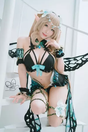 台湾Coser美女雨波_HaneAme-493 2025年9月订阅 精灵村 第九村人 [39P]