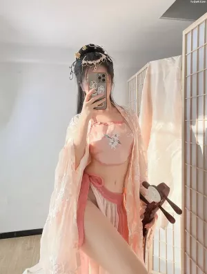 Coser美女不呆猫 NO.038 古风温泉人妻 主题写真 [56P]