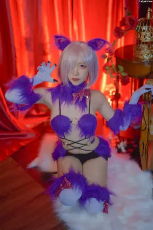 Coser美女_二佐nisa_No.006 – Fate玛修万圣 主题写真 [23P]