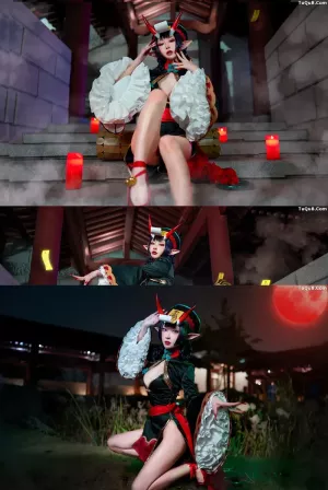 动漫博主_阿包也是兔娘_No.001 – 酒吞童子 主题写真 [9P]