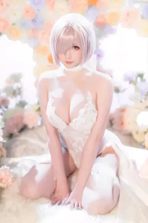 Coser美女星之迟迟No.178 - 3月计划C FGO 玛修婚纱 主题写真 [78P]