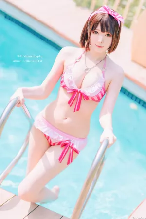 Coser美女_霜月shimo_No.025 – 加藤惠泳衣 主题写真 [19P]