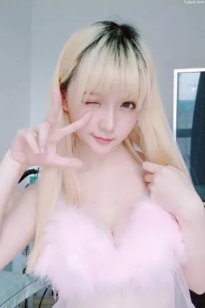 Coser美女星之迟迟No.033 - 6-26  粉红睡衣 主题写真 [62P]