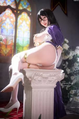 台湾Coser美女雨波_HaneAme-459 - Ogre绘师 圣处理修女 彼得罗涅 [37P]