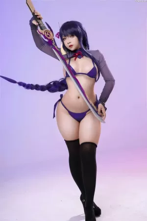 越南Coser美女SayoMomo-No.082 - Raiden Shogun 主题写真 [10P]