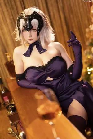 Coser美女星之迟迟No.175 - 圣诞节 赠品 黑贞 主题写真 [41P]