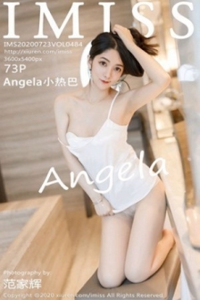 [IMISS爱蜜社]Vol.484_女神Angela小热巴私房性感白色睡裙配肉丝裤袜撩人诱惑写真73P