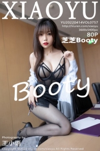 [XiaoYu画语界]Vol.757_女神芝芝Booty性感白T配黑色皮裙露黑丝裤袜秀翘臀诱惑写真80P