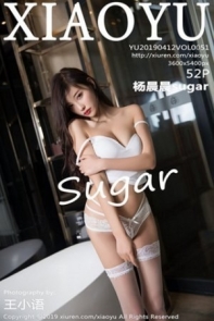[XiaoYu画语界]Vol.051_女神杨晨晨sugar私房白色蕾丝内衣配白丝袜完美诱惑写真52P