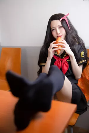 马来西亚甜妹Sally Dorasnow-No.020 – Nezuko School 主题写真 [19P]