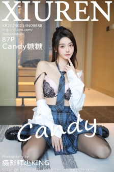 [XiuRen秀人网]No.9888_模特Candy糖糖性感JK制服配超薄黑丝秀丰腴身材完美诱惑写真87P