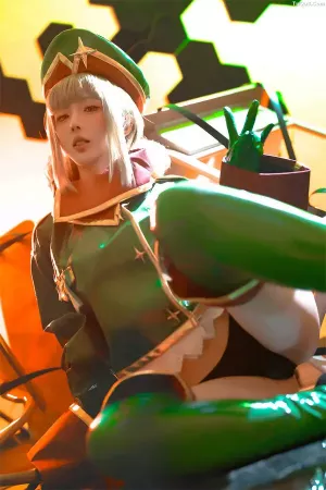 Coser美女星之迟迟No.245 - 阿良河基维豹式装甲 主题写真 [28P]