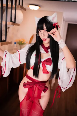佛系Coser美女Money冷冷-No.041 – 巫女 大图 主题写真 [60P]