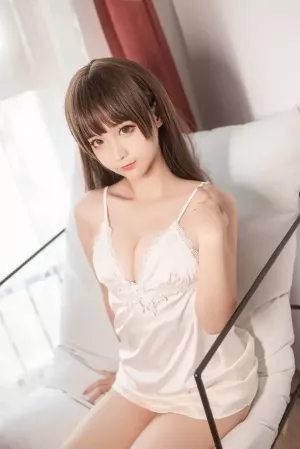 Coser美女蠢沫沫No.171 – 沫沫真爱版 日常睡裙 主题写真 [40P]