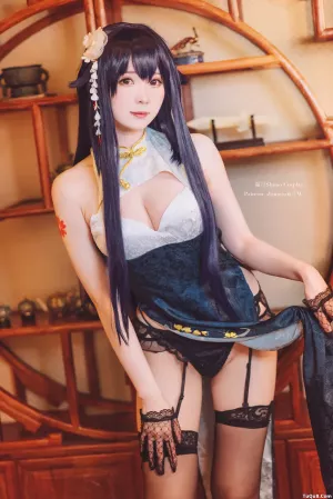 Coser美女_霜月shimo_No.047 – 碧蓝航线 吾妻旗袍 主题写真 [12P]
