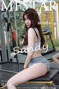 [MFStar模范学院]Vol.355_嫩模yoo优优私房性感吊带衣半脱肉丝裤袜露翘臀诱惑写真55P