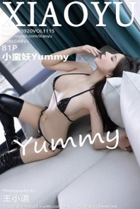 [XiaoYu画语界]Vol.1115_模特小蛮妖Yummy紫色连衣裙+黑色皮质服秀完美身材诱惑写真81P