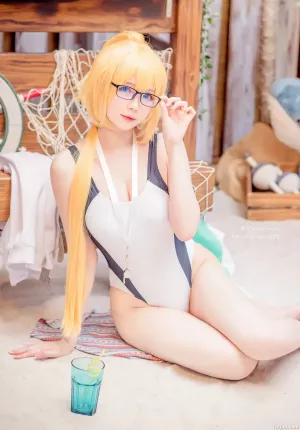 Coser美女_霜月shimo_No.020 – 贞德 主题写真 [13P]