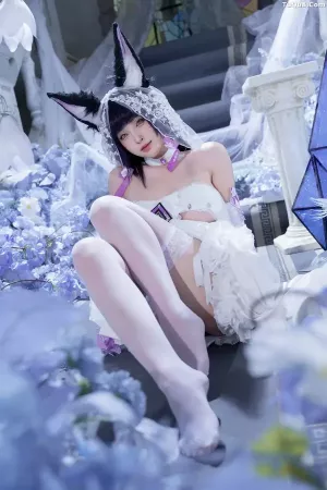 甜妹博主清水由乃 NO.076 – 清水由乃-碧蓝航线 武藏 紫藤花 [51P]