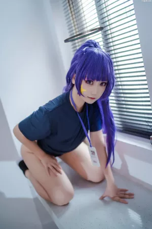 Coser美女lunananya-No.005 202309B 早濑优香 体操服 主题写真 [28P]