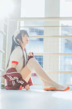 动漫博主桜桃喵No.029 - 红色体操服 主题写真 [44P]