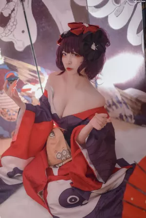 Coser美女_二佐nisa_No.002 – Fate葛饰北斋 主题写真 [21P]