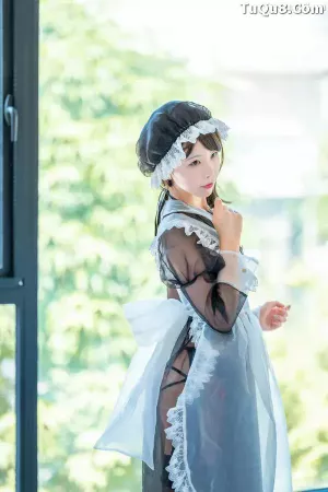 Coser美女水淼aqua NO.012 透明女仆 主题写真 [13P]