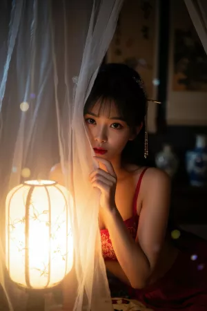AIG美女_No.038_猫猫er_古装红裙性感写真 主题写真 [79P]