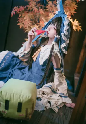 Coser美女腥味猫罐 - NO.001 魔理沙 青灵梦 (&渡边芥子) 主题写真 [15P]