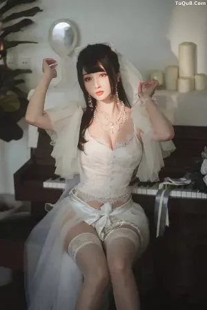 Coser美女rioko凉凉子 NO.072 透明婚纱 主题写真 [39P]