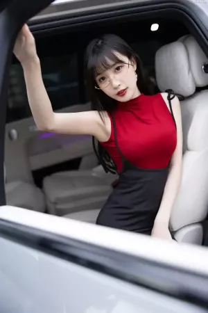 XRFW1124 秀人番外 林星阑 – 内购无水印 红衣黑丝 主题写真 [85P]