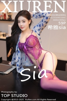 [XiuRen秀人网]No.10041_模特希雅sia性感空姐制服露紫色情趣内衣秀丰腴身材完美诱惑写真59P
