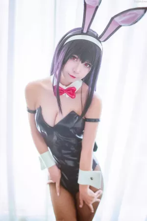 台湾Coser美女_沖田凜花Rinka_No.037 – 霞之丘诗羽 bunny suit ver [12P]
