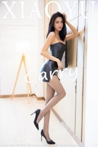 [XiaoYu画语界]Vol.283_气质女神Carry性感黑色内衣配黑短裙极致黑丝美腿诱惑写真75P
