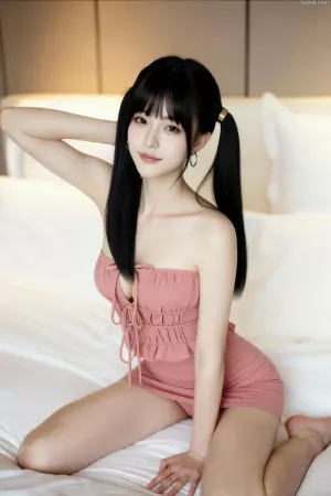 AIG美女_No.334_柚柚sasa_粉色爆乳紧身裙 主题写真 [70P]